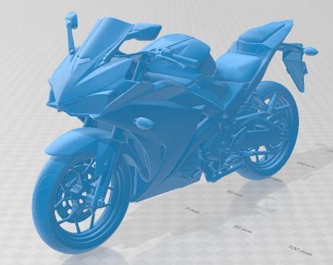 Yamaha YZF R3 2015 Printable Motorbike