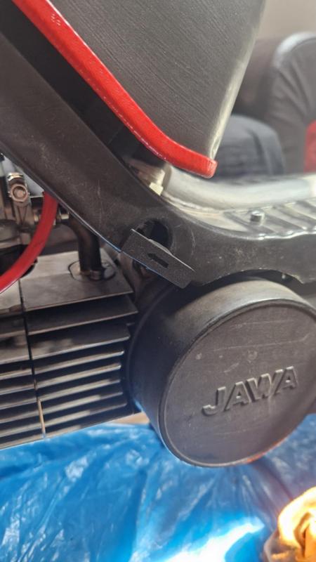 Babetta 210 palivová páčka