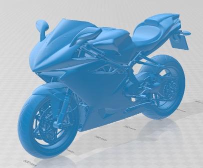 MV Agusta F4 2010 Printable Motorbike