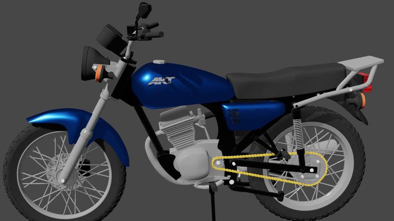 akt 125 sport motorcycle to assemble