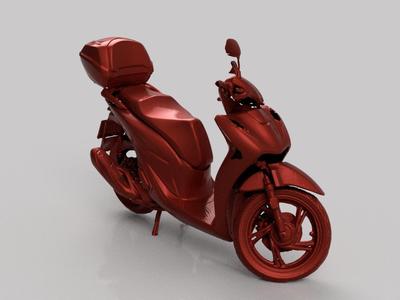 H. SH125i - 3D Scan - Full Bike