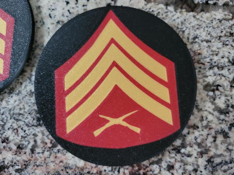 Marine Corp Sergeant Chevron 