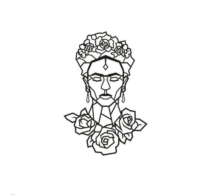 Frida Kahlo Calderon Wall Art- Wall Ornament
