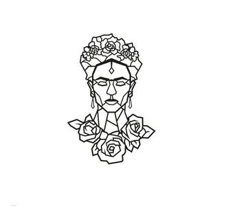 Frida Kahlo Calderon Wall Art- Wall Ornament