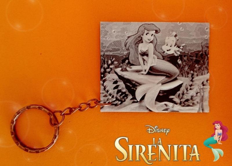 Keychain ariel sirenita