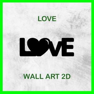 LOVE WALL ART 2D 03