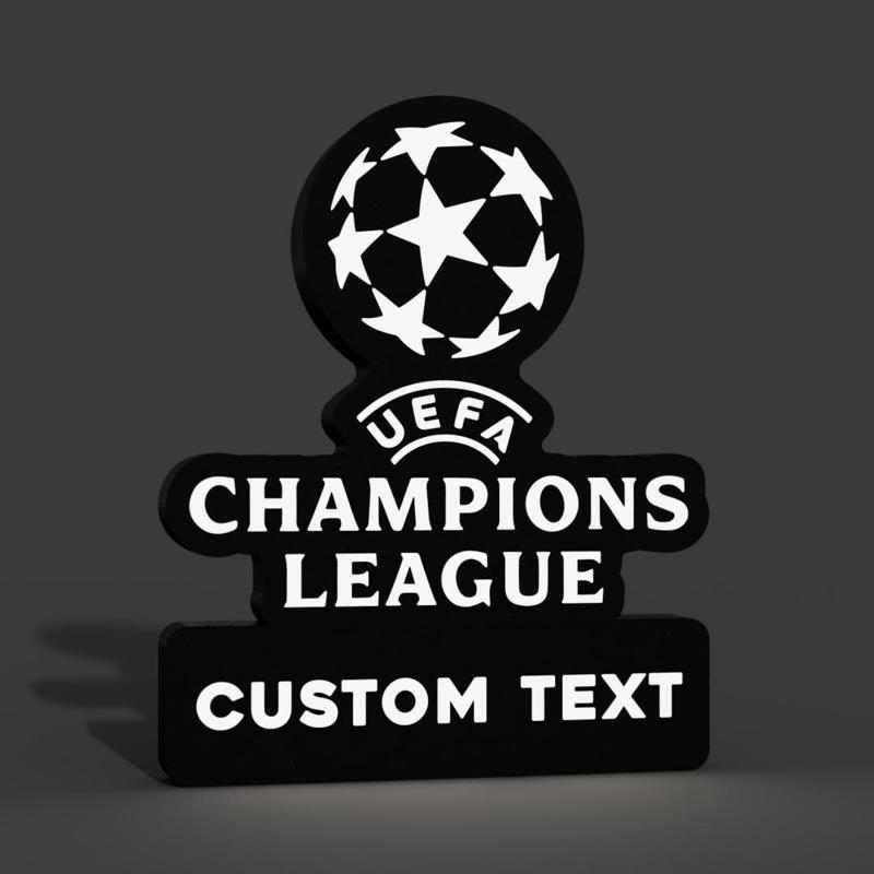 Champions League Customizable Lightbox LED Lamp