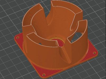 80mm 8cm owl FS1 style fan shroud