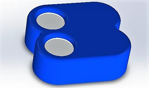 Double Amazon Dash Button Case