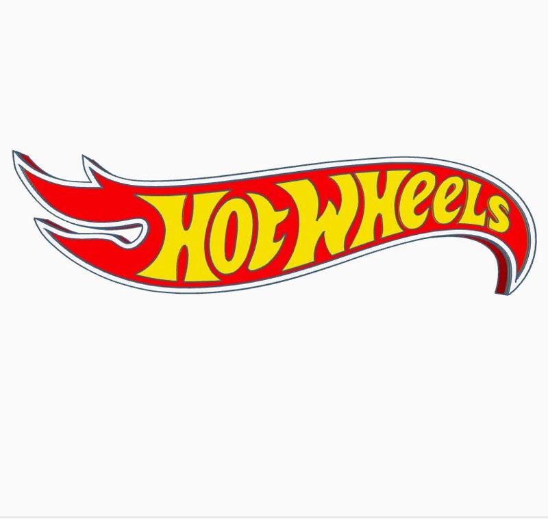 HOT WHEELS Logo Display by MANIACMANCAVE3D