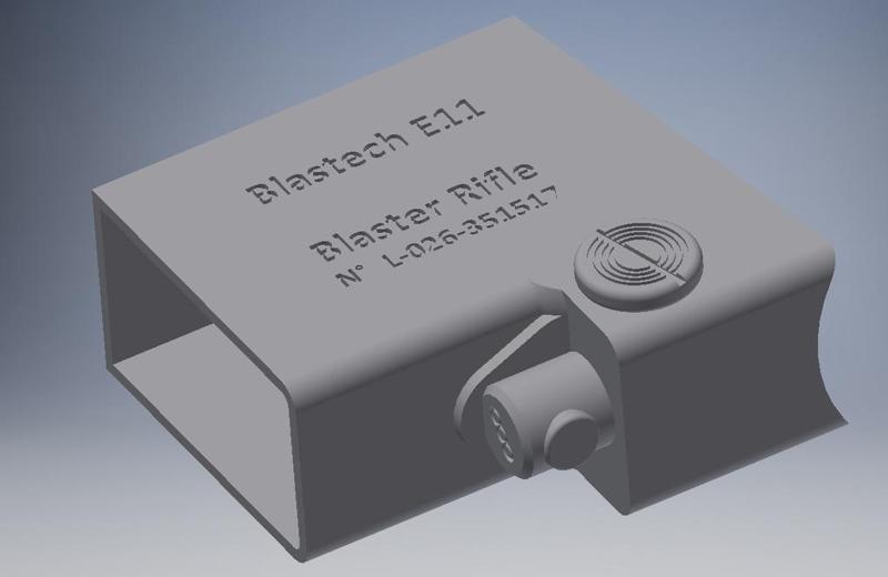 E11 Blastech Star wars blaster pour PVC 40mm