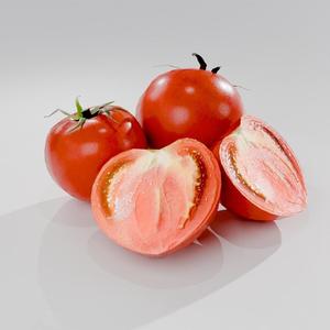 Vegetable Tomato Includes Cut Model