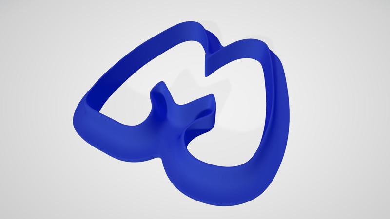 Letter M" die-cutting mold