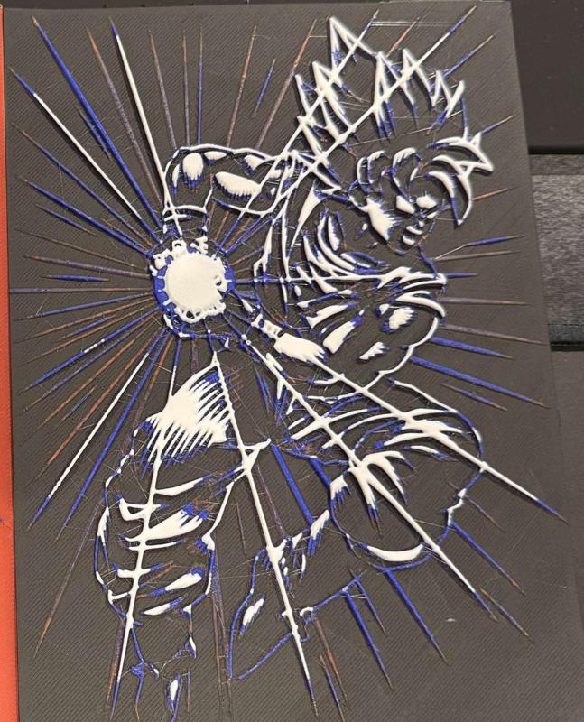 Goku Kamehameha HueForge