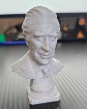 King Charles III Bust