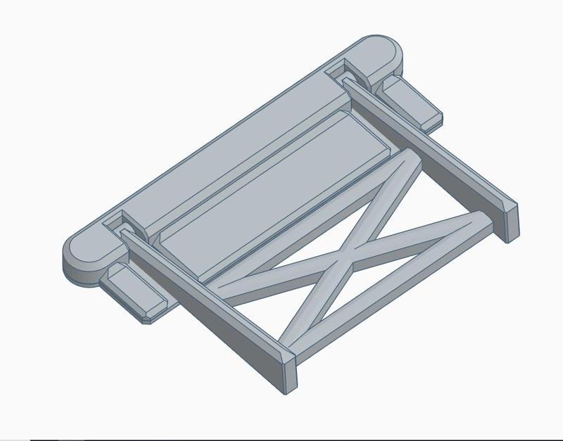 Dishwasher Door - Broken Spring Kick Stand