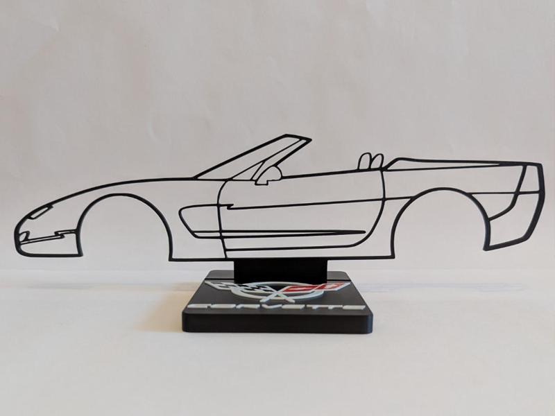 Chevrolet Corvette Convertible silhouette