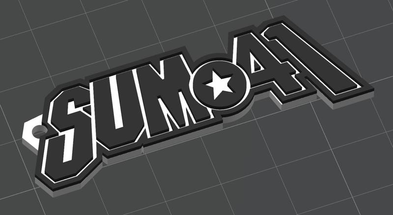 SUM41 keychain