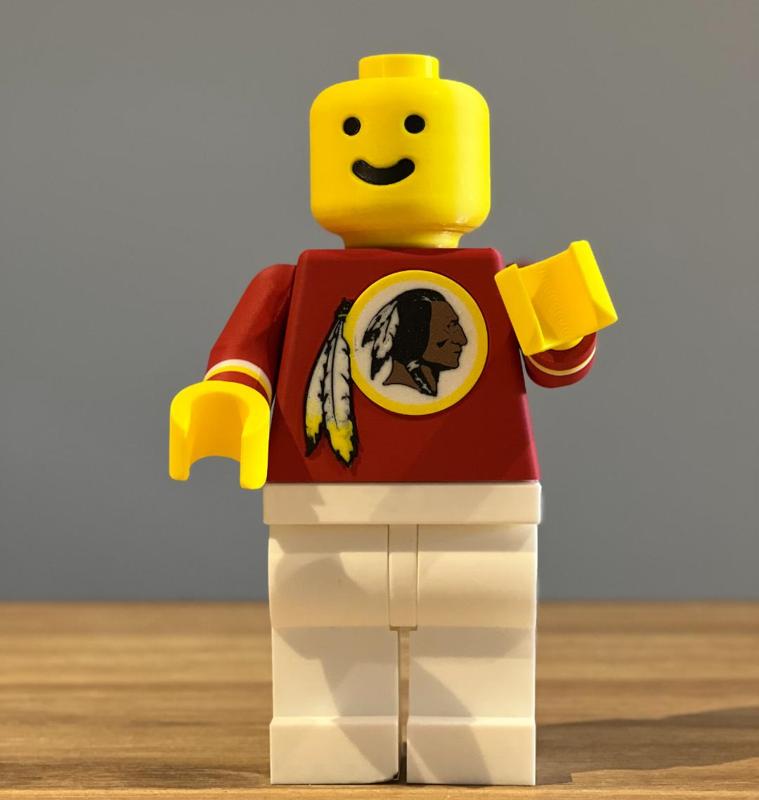 NFL Brick Man - Washington Redskins (500%)