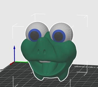 "Goofy Frog Head"