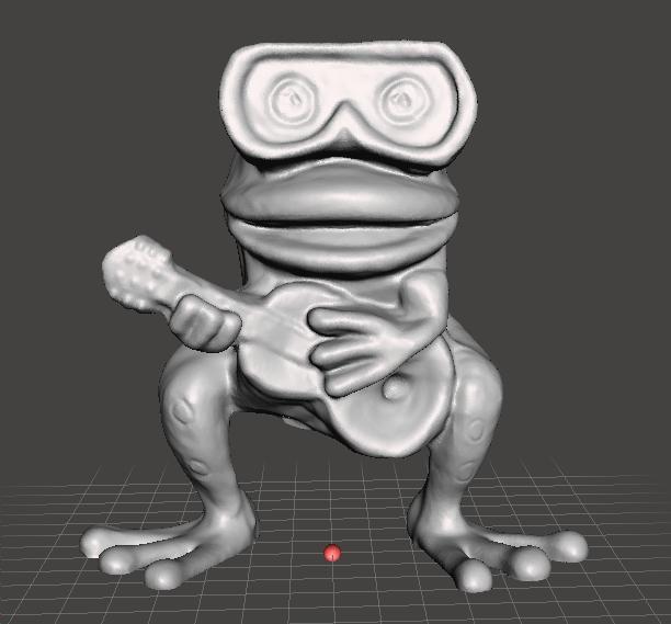 ZENON THE FROG PVC PLASTIC FIGURE MODEL TOY FOR KIDS GASHAPON