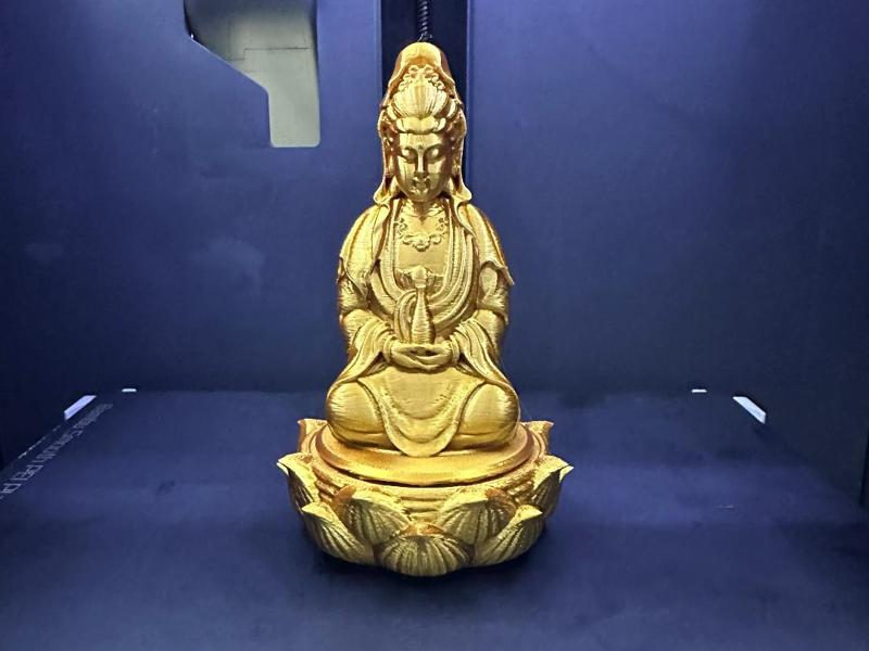 Lotus Guanyin 2h Home Decor Peace Amulet