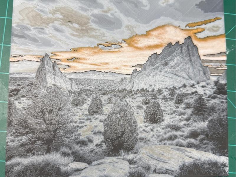 Garden of the Gods .04mm high res hueforge 4 color