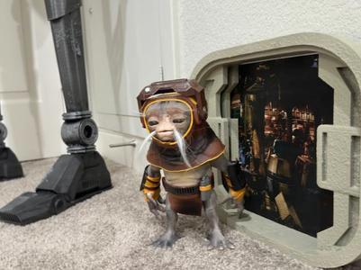 Star Wars Anzellan Worshop Door The Mandalorian 