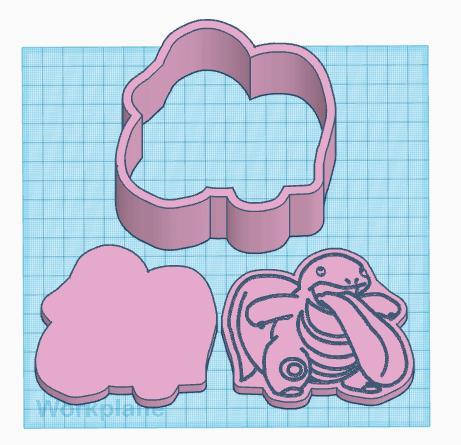 Pokemon: Lickitung 3 Piece Bath Bomb Mold