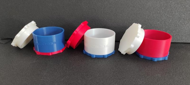 container for recycling soap scum