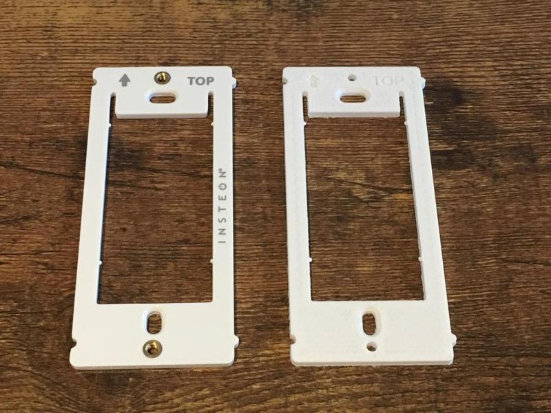 Insteon Mini Remote Wall Mount Bracket p/n 2444B4