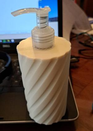 Soap dispenser sleeve