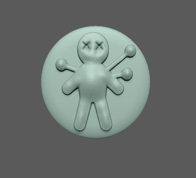 Voo Doo Doll Bath Bomb/Soap Model  STL FILE