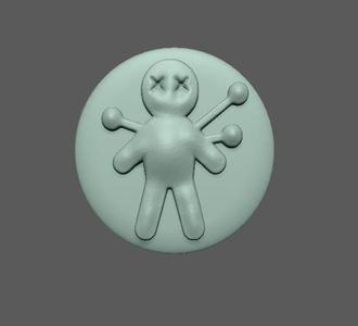 Voo Doo Doll Bath Bomb/Soap Model  STL FILE