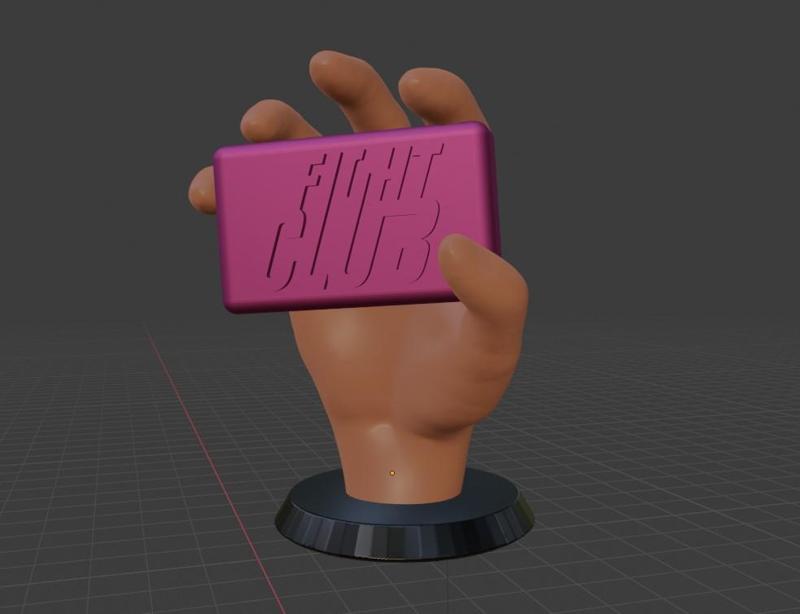 Fight Club Soap Movie Replica Hand Mount