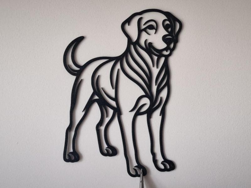 Friendly Labrador Silhouette -for Dog Lovers