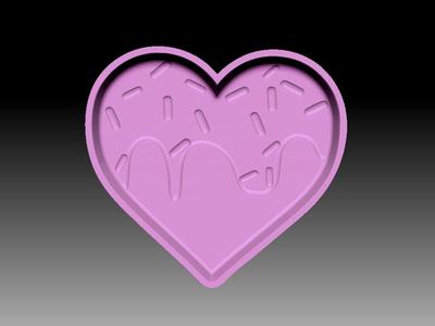 CANDY HEART  BATH BOMB MOLD