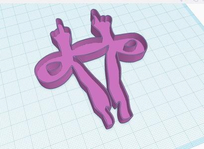 Uterus Middle Finger Cookie Cutter