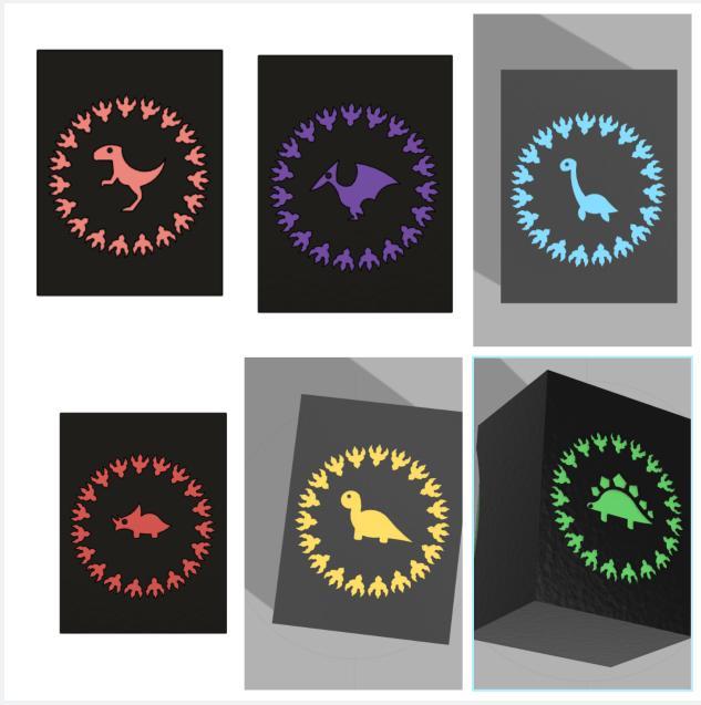 dinosaur deck box collection