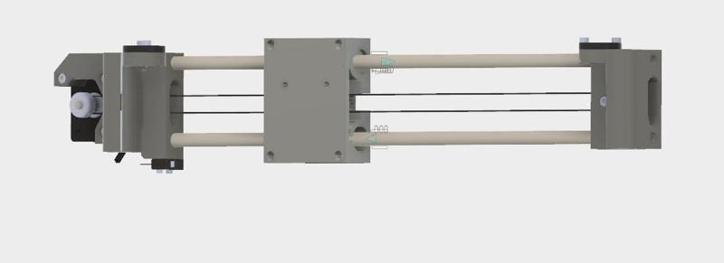 Dual Extruder mount for Prosa i3 Hephestos