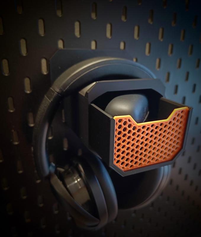 Ikea Skadis headphone holders