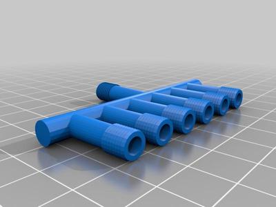 6mm 1 in 6 out Aquarium fittings