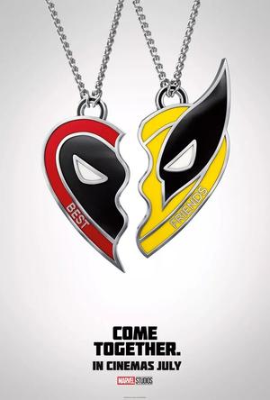 Deadpool & Wolverine best friends necklace