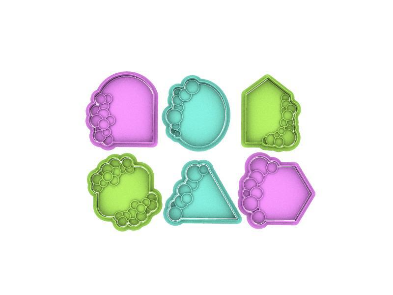 SET BRUBUJAS FRAME CUTTERS - COOKIE CUTTER