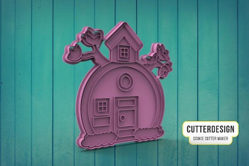 Masha and The Bear House Cookie Cutter M2