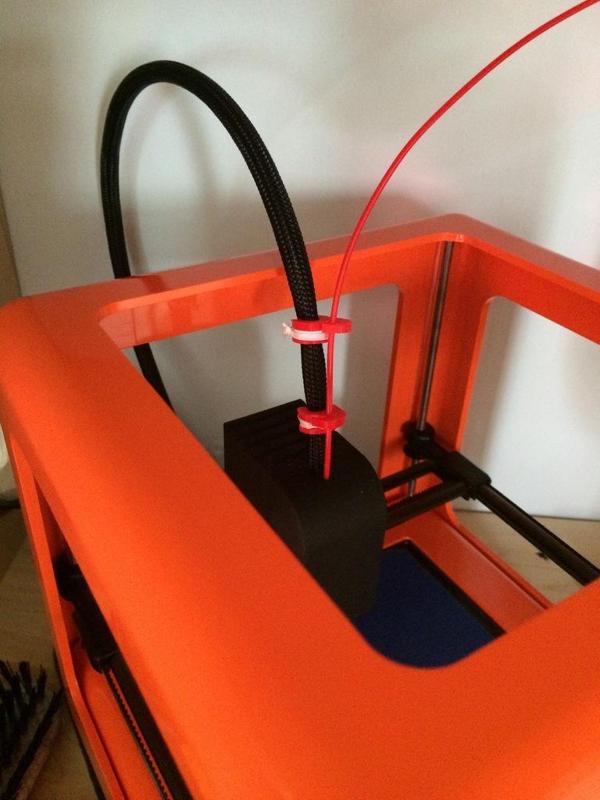 Micro 3D Tie Wrap Filament guide