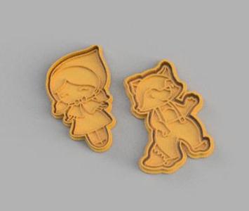 Little Red Riding Hood cookie cutter x2