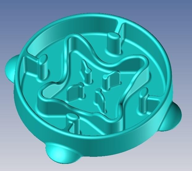 Dog and cat anti-gout bowl