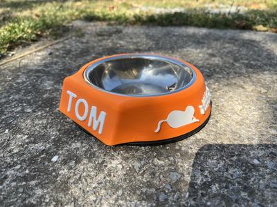 Customizable Cat Bowl