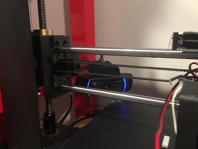 Webcam Z Holder - Modified to work with Wanhao i3 Plus / Monoprice Select Plus